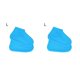 thumbnail image 1 of Billuyoard Cubierta de zapatos Protector de zapatos impermeable de silicona Antideslizante Cubrezapatos resistentes al desgaste, Azul, L Type1 NO1, 1 of 6