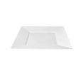 thumbnail image 5 of Lillian Plastic Dinnerware Plastic Plates, Square, 6.5", Pearl, 10 Ct, 5 of 5