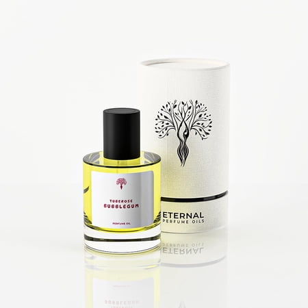 Eternal Perfume Oils Tuberose Bubblegum perfumes for Women Eau De Perfum Unisex Concentrated Perfumes Alcohol Free womens perfume Long Lasting Designer perfume for men 1 FL Oz