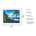 thumbnail image 2 of Castaway Cove - Hawaiian Paradise Ocean View - From an Original Color Painting by Scott Westmoreland - Fine Art Rolled Canvas Print 16in x 20in, 2 of 4