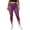 Wine, variant on Qiopertar Women's Printed Jeggings High Waisted Stretchy Pants with Pockets Casual Elastic Waist Slim Fit Slit Hem Comfortable Non-Denim Fabric, Navy M