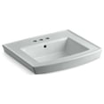 thumbnail image 4 of Kohler K-2358-4 Archer 24" Pedestal Bathroom Sink - Black, 4 of 6