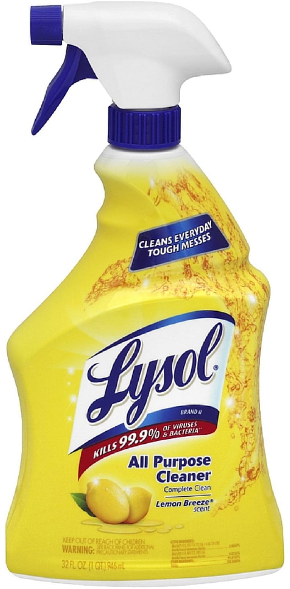 LYSOL Complete Clean AllPurpose Cleaner, Lemon Breeze Scent 32 oz