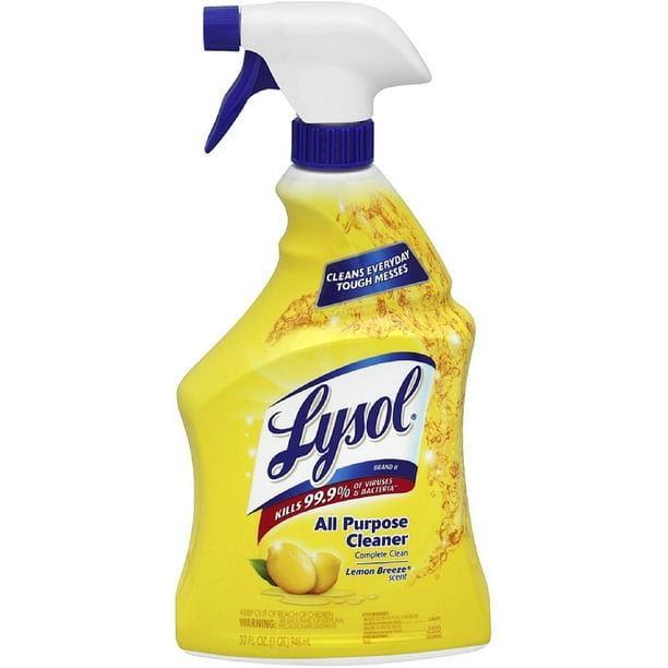 LYSOL Complete Clean AllPurpose Cleaner, Lemon Breeze Scent 32 oz