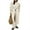 Beige, variant on Womens Oversized Long Trench Coat Double Breasted Lapel Windproof Overcoat with Belt