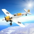 thumbnail image 4 of Milaget Modèle d'Avion Présentoir Ornements Objets de Collection Cadeaux Assembler Modèle d'Avion de Chasse Blanc, 4 of 8
