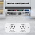 thumbnail image 3 of Under Cabinet Range Hood 36 Inch with Voice/Gesture/Touch Control, 900 CFM Stainless Steel & Upgraded Black Tempered Glass Ducted Kitchen Vent Hood with 4 Speed, 3 of 9