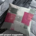 thumbnail image 2 of Feelyou Modern Abstract Adult Fabric by the Yard 2 Yards, Grey Pink Home Decor Fabric by the Yard, Chic Square Geometric Sewing Fabric, Breathable Home Decor, 2 of 6