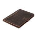 thumbnail image 3 of Portafolio de cuero KomalC Vintage Organizer con bolígrafo, 3 of 8