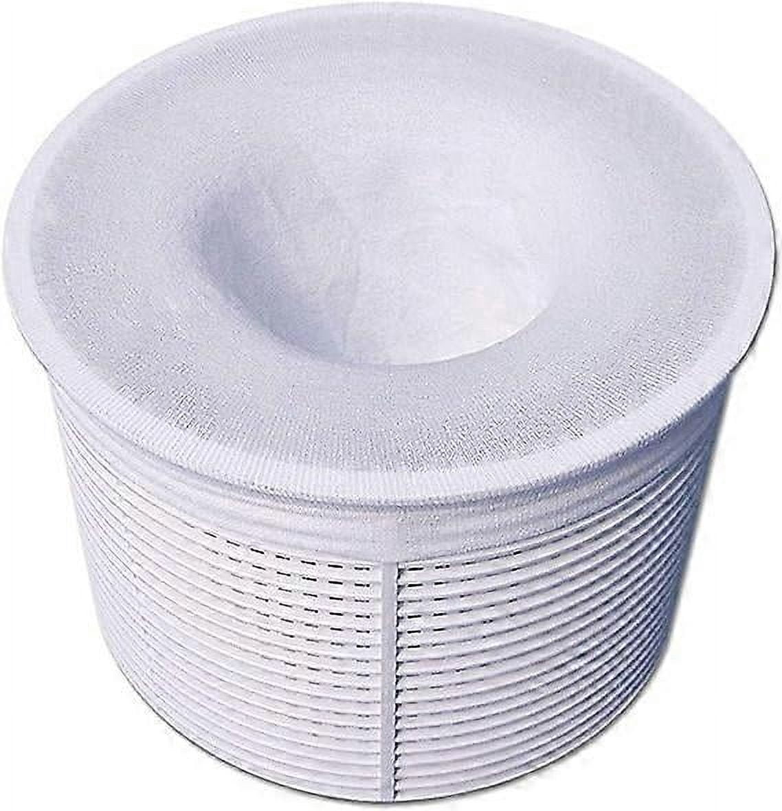 Image showcasing Paquete de 30 filtros de skimmer para piscinas: cestas filtrantes y ...