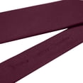 thumbnail image 4 of Jacob Alexander Men's Solid Color Pre-Tied Clip-On Uniform Neck Tie with Buttonholes - Regular 20 inch - Burgundy, 4 of 6