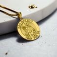 thumbnail image 7 of PicturesOnGold.com San Matteo Religious Medal Female Adult Pendant - 3/4 inch Size of a Nickel in Sterling Silver, 7 of 7