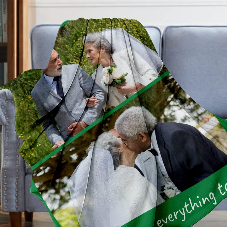 Personalised Photo Blanket Baby Blanket Custom Blanket with 1 9 Photo Collages Throw Blanket Christmas Halloween Blankets For Sofas Personalised Gifts Daughter Blanket From Mum Walmart