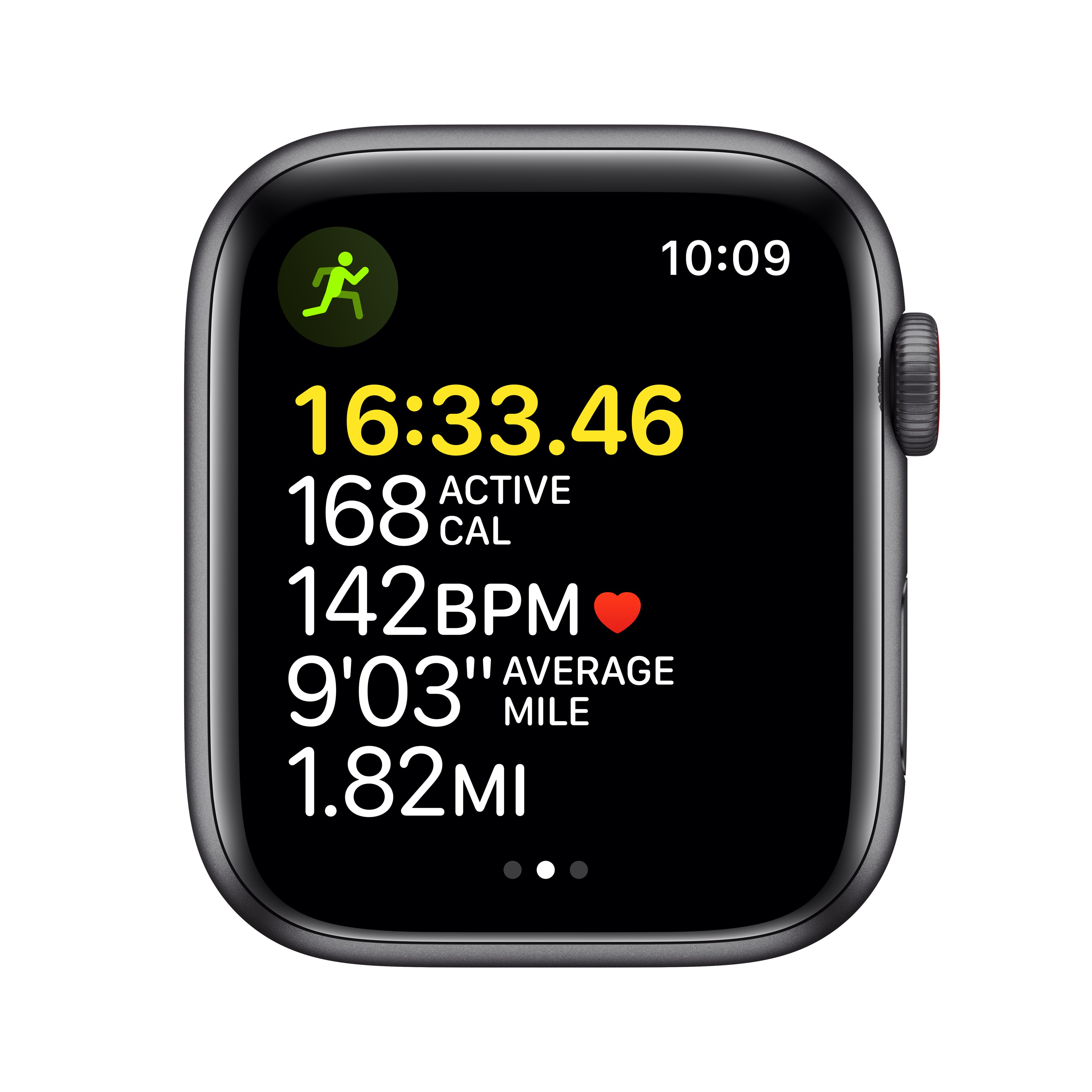 Apple Watch SE (1st Gen) GPS + Cellular 44mm Space Gray Aluminum Case Midnight Sport Band - Regular with Family Set Up - image 3 of 9