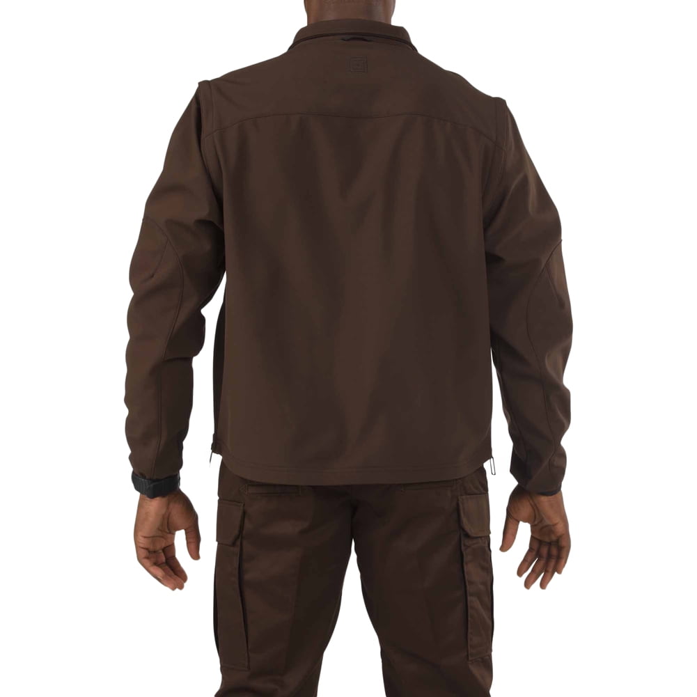 Valiant Softshell Jacket, Brown by 5.11 Tactical