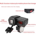 thumbnail image 4 of Cargador de teléfono móvil para motocicleta QC3.0, cargador de coche con carga flash USB dual, encendedor de cigarrillos, carga rápida, modificación de 12 V, 4 of 6