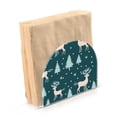 thumbnail image 2 of Deers Pines Trees Snow Napkin Holder for Table Clear Napkin Stand Paper Holder Acrylic Organizer Dispenser Napkins for Dinner Kitchen Restaurant Room, 2 of 8