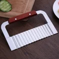 thumbnail image 6 of Stainless Steel Potato Chip Salad Vegetable Crinkle Cutter Cutting Tool Jq, 6 of 6