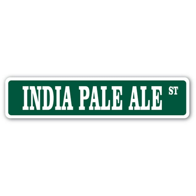 INDIA PALE ALE Signe de Rue Boisson Buveur bar de la Bière Heureux Intérieur / Extérieur 24" Large Panneau en Plastique