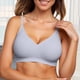 thumbnail image 2 of Sujetador sin costuras y sin aros para mujer: fino, soporte suave, pecho grande, copa semi-fija, transpirable; tallas 70D/75A/75B para uso informal., 2 of 4