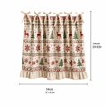 thumbnail image 2 of Christmas Oven Skirt,Vintage Plaid Door Cover Curtain for Kitchen Decor, 2 of 3