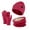 Hot Pink, variant on FADAACAI Beanie Hat Scart Gloves Set Women&Men Autumn Wool Hat Scarf Gloves Three Snow Knit Cap Screen Mittens Scarves Sets Beanie Hat Scarf Gloves Beanie Scarf Gloves Set Clearance！