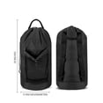 thumbnail image 2 of Dalykate Mochila Bolsa de lavandería con correas para los hombros y bolsillo de malla Bolsa para cesto de ropa de nailon duradero con cierre de cordón para la universidad, viajes, lavandería, apartame, 2 of 5