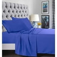 thumbnail image 3 of Luxury 1500 Series Silky-Soft Wrinkle Resistant 4 Pieces Sheet Set - Queen Royal Blue, 3 of 5
