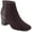 Dark Brown, variant on Easy Spirit Womens Tamara Leather Zip-up Ankle Boots