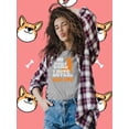 thumbnail image 2 of This Girl Loves Her Welsh Corgi T-Shirt Women -Image by Shutterstock, Female Large, 2 of 4