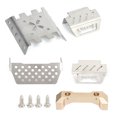 thumbnail image 4 of 4 Uds placas protectoras de acero inoxidable Sailing YK4102 1/10 RC con tornillos soporte de parachoques, 4 of 10