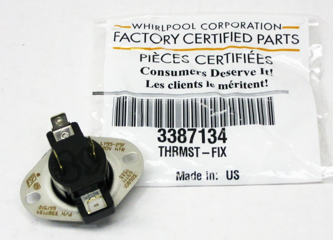 B00PDXA824 OEM Dryer Cycling Thermostat