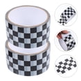 thumbnail image 2 of Checker Packing Tape Square Grid Pattern 2 Rolls 59.06X1.89X0.004In Bopp Sealing, 2 of 6