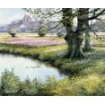 thumbnail image 2 of Withaar, Reint 17x15 Gold Ornate Wood Framed with Double Matting Museum Art Print Titled - The village, 2 of 4