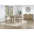 thumbnail image 5 of Steve Silver Napa Farmhouse Upholstered 42" Height Counter Chair, Set of 2, Cream, 5 of 7