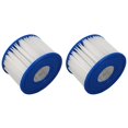 thumbnail image 3 of 2 Pack Replacement Filter Cartridges for Intex SI - High Flow Core Pool Filter with Washable Pleated Fabric, Dirt Lock Tech, Fits Kids' Pools, Hot Tubs & Spas, 4.3x2.9in PP Filter Elements for, 3 of 7