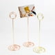 thumbnail image 5 of sweethay 20 piezas soporte de número de soporte de redonda soporte de tarjeta de boda Clip de recuerdo de papel Decoración del hogar Dorado, 5 of 6