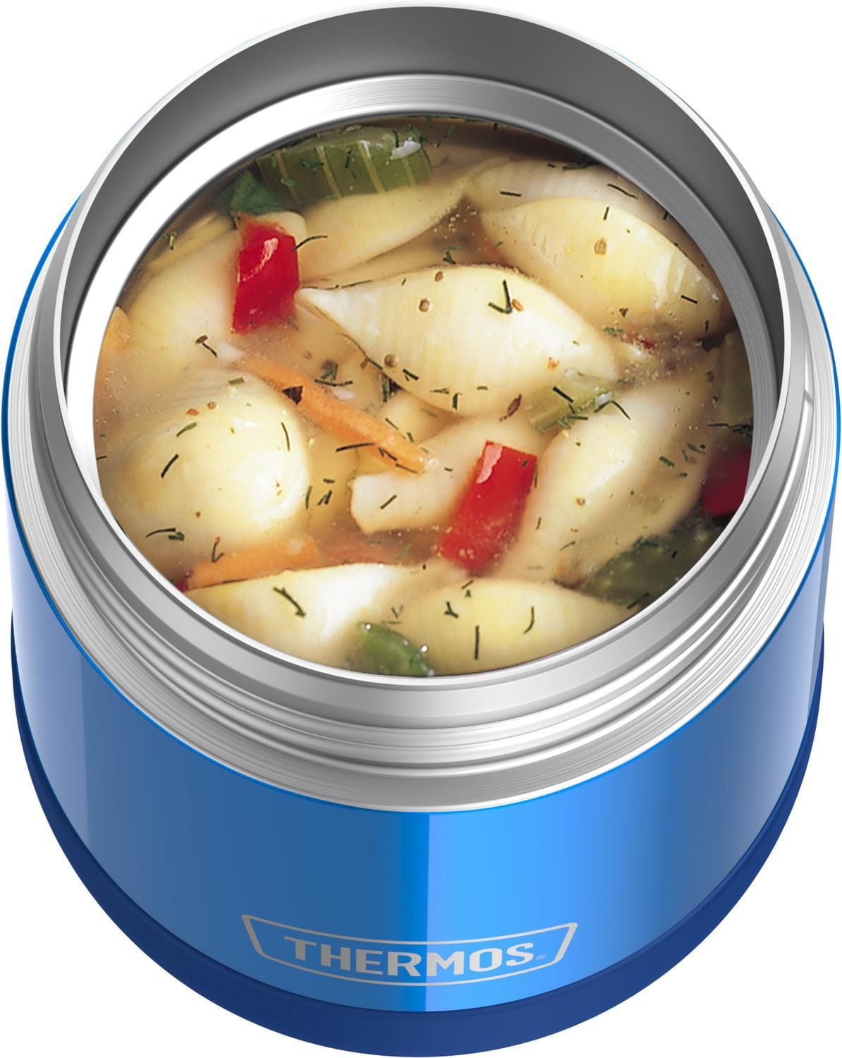 Bocal à Aliments Isolé Sous Vide Thermos 10 OZ Avec Poignée - Bleue