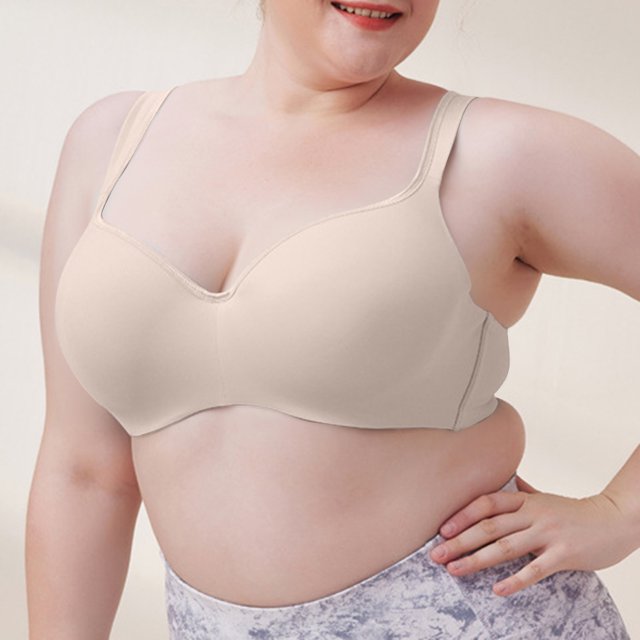 FcBaudy Bras Soutiens-Gorge Quotidiens pour Femmes Soutien-Gorge Sans Couture Grande Taille Rassemblé Grande Poitrine Affaissé Collection Complète Accessoire Soutien-Gorge Grande Taille Soutien-Gorge en nylon pour Femmes