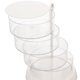 thumbnail image 4 of Caja organizadora de joyas transparente de 4 capas, caja giratoria para guardar joyas, 4 of 8