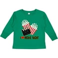 thumbnail image 3 of Inktastic I Love Movie Night Boys or Girls Long Sleeve Toddler T-Shirt, 3 of 5