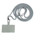 thumbnail image 1 of 150cm Universal Colorful Phone Lanyard Anti Lost Phone Strap Adjustable Detachable Neck Cord Safety Tether Keychain Chain Rope grey, 1 of 6