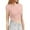 505_Pink, variant on Womens Tops Women's Slim Fit Slimming Shoulder Length Short Sleeve Crop Top Crew Neck High Waisted Navel Exposed Basic Layering T-shirt GN1