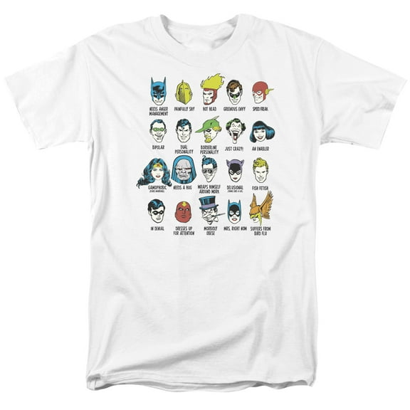 Dc Superhero Issues Officially Licensed Adult T-Shirt 2XL
