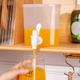 thumbnail image 5 of Cateissary Dispensador de jugo de ABS desmontable con función giratoria para dispensador de agua a prueba de fugas con jugo Almacenamiento y organización del hogar, 5 of 5
