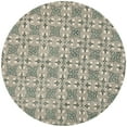 thumbnail image 4 of SAFAVIEH Chatham James Geometric Wool Area Rug, Light Blue/Ivory, 4' x 6', 4 of 9