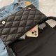 thumbnail image 1 of Bolsa bandolera con solapa Bolsos femeninos acolchados de algodón Nylon para fiesta (Negro) Tmvgtek Para estrenar, 1 of 3