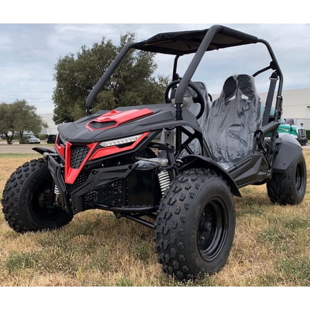 Trailmaster Cheetah 200E Off Road UTV / Go Kart / Fuel Injected, Upgraded Rear End Suspension, Body Kit to keep you drier, Disk Brakes