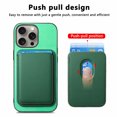 thumbnail image 3 of Allytech 2 in 1 Detachable Wallet Case for iPhone 8 Plus/7 Plus, [Thin & Light] [Compatible with MagSafe] Luxury PU Leather Card Holder Soft Bumper Shockproof Anti-Scratch Magnetic Case, Green, 3 of 11