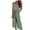 Green, variant on SEMPAI Women Ladies Summer Printing Sleeveless Loose Long Playsuits Rompers Jumpsuit